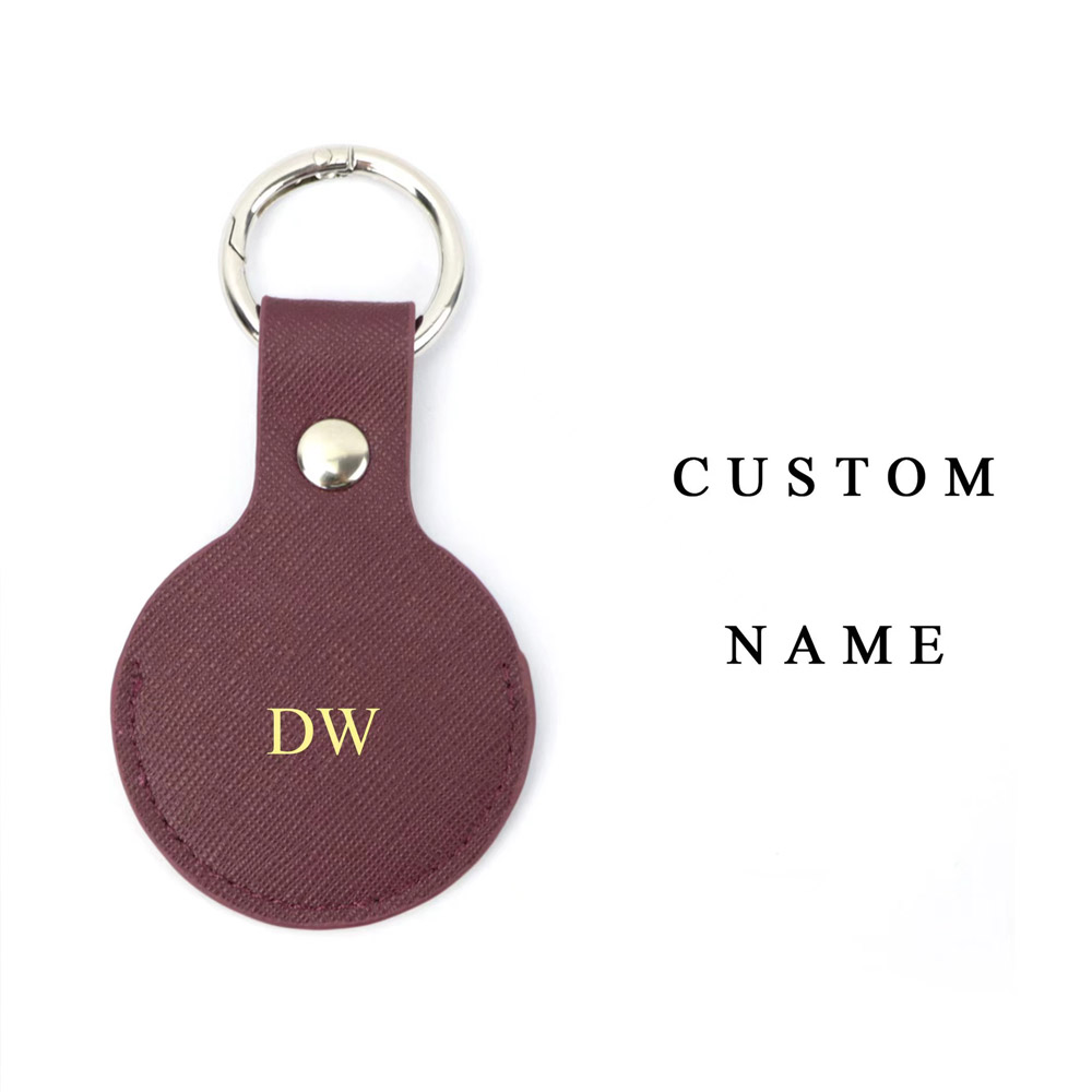 Lettere iniziali in oro person - Monogram Keychain Leather recensione e prezzo